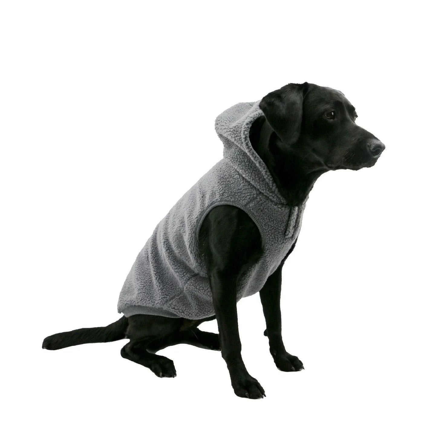 Ancol Muddy Paws Teddy Sherpa with Fleece Grey Coat Extra Small - North East Pet Shop Ancol