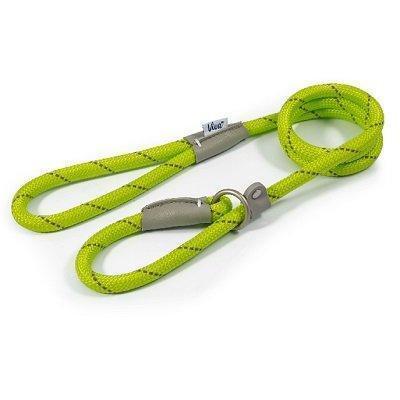 Ancol Viva Rope Reflective Slip Lead Lime 12mm x 1.2mm - North East Pet Shop Ancol