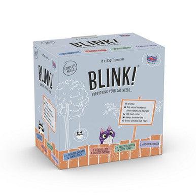 Blink Cat Pouch Chicken Selection 8 x 85g - North East Pet Shop Blink