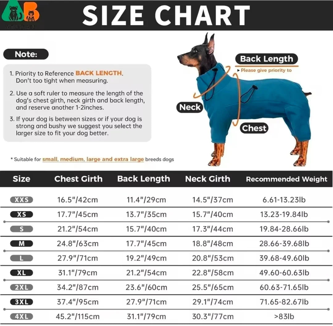 Dog Winter Fleece