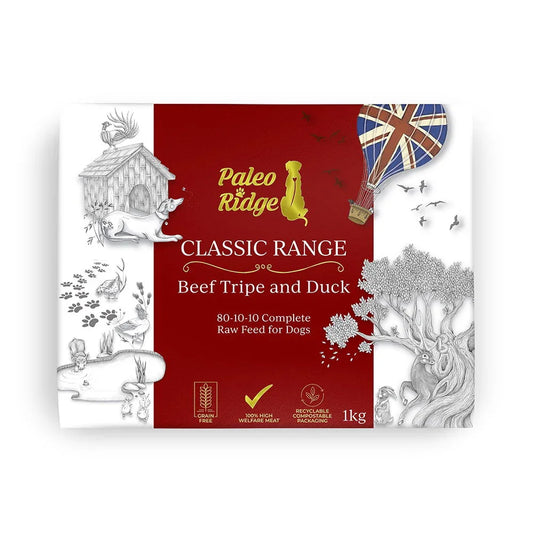 Paleo Ridge Classic Beef Tripe and Duck 1kg