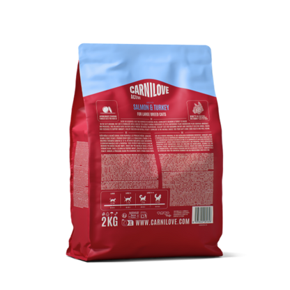 Carnilove Active Salmon & Turkey Large Breed Cat 6kg