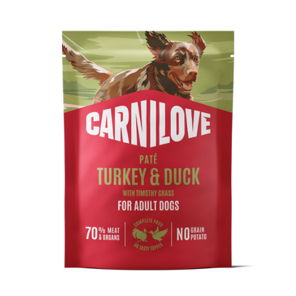Carnilove Turkey & Duck with Timothy Grass Dog 300g