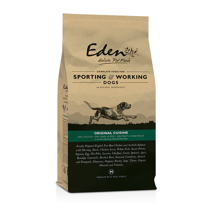 Eden 80/20 Original Sporting & Working Dog Food 15kg - Eden Holistic Pet Foods