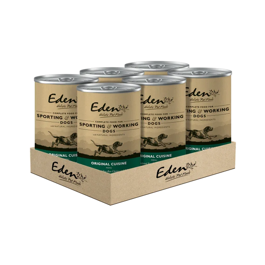 Eden Wet Food for Sporting & Working Dogs: Original 6x400G - Eden Holistic Pet Foods