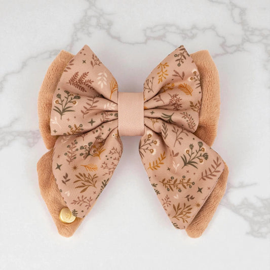 Wyld Cub - Dog Butterfly Bow Tie: Chiswick Nutmeg