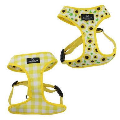 Ancol Soho Sunflower Yellow Check Reversible Harness XS - North East Pet Shop ANCOL