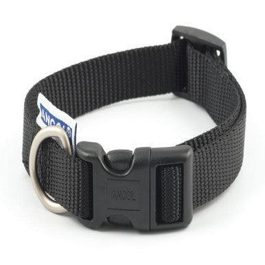 Ancol Viva Adjustable Collar Black 45-70cm Size 5-9 - North East Pet Shop ANCOL