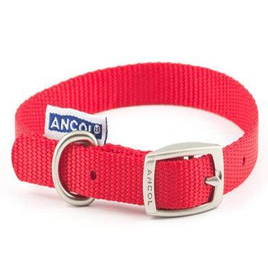 Ancol Viva Collar Red 20-26cm Size 1 - North East Pet Shop ANCOL