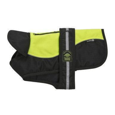 Animate Reflective Hi Viz Black Padded Underbelly Harness Coat 30cm - North East Pet Shop Animate