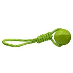 Aqua Dog Ball & Rope Toy Green - North East Pet Shop Aqua