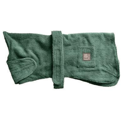 Danish Design Dog Robe Towelling Green 40cm - North East Pet Shop Danish Deisgn
