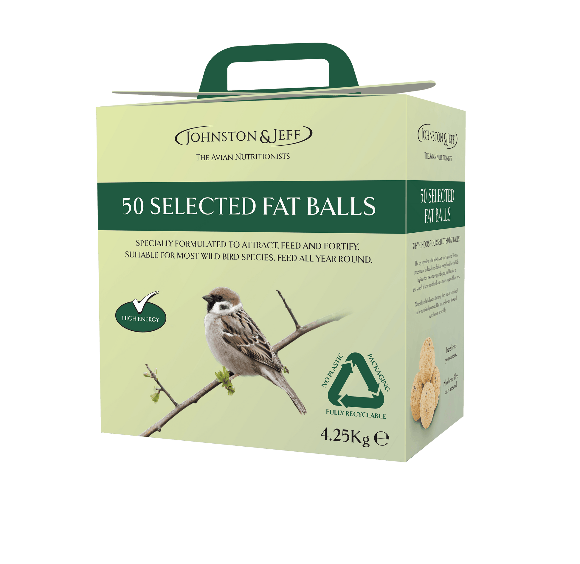 Johnston & Jeff Fatballs Refill No Nets Box x50 - North East Pet Shop Johnston & Jeff