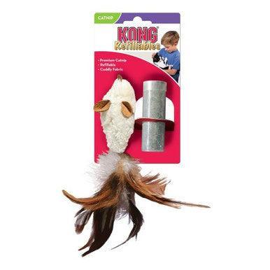 KONG Cat Feather Mouse - North East Pet Shop KONG