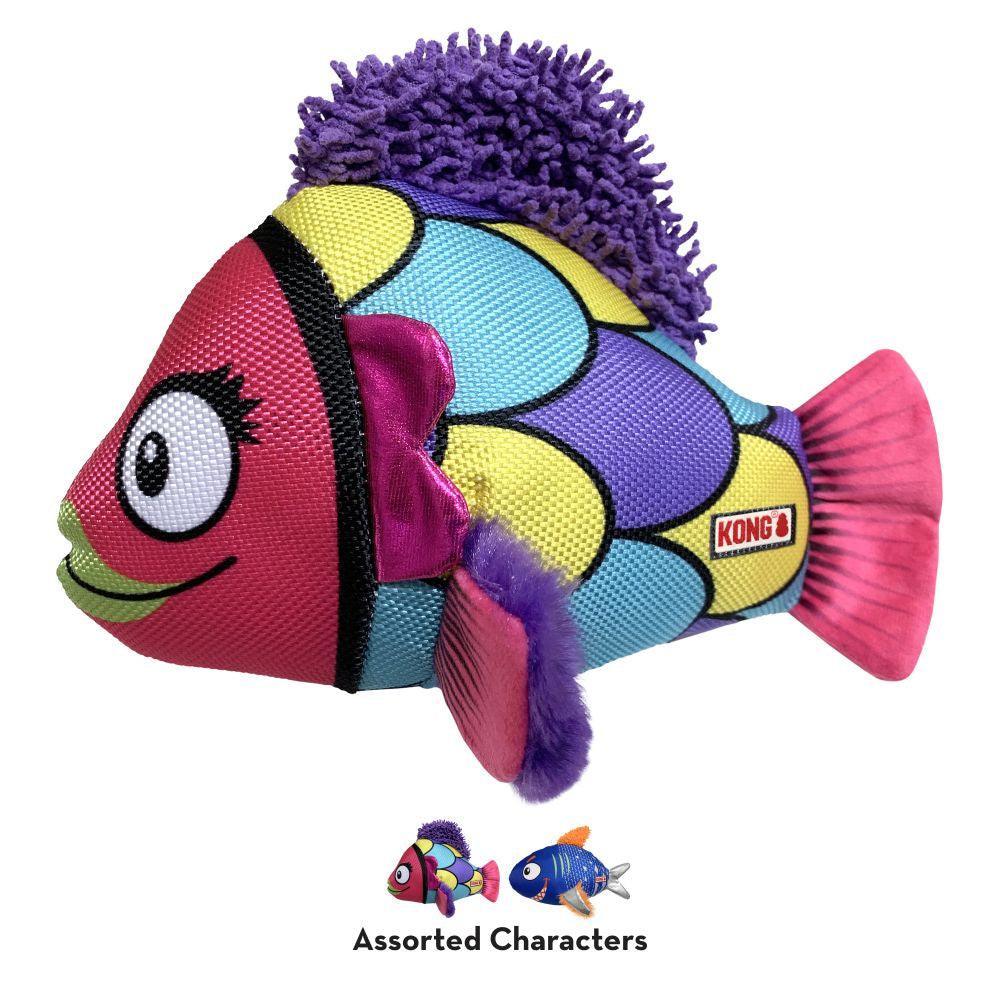 Kong Reefz Fish/Shark Assorted - North East Pet Shop KONG