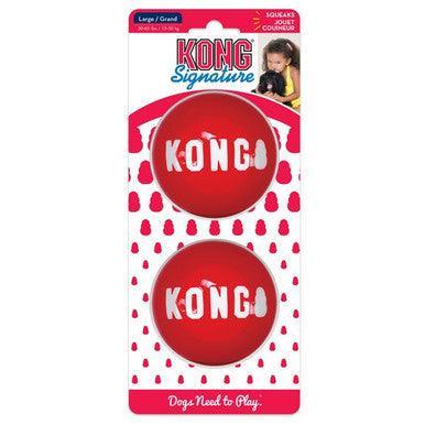 KONG Signature Balls 2-pk Small - North East Pet Shop KONG