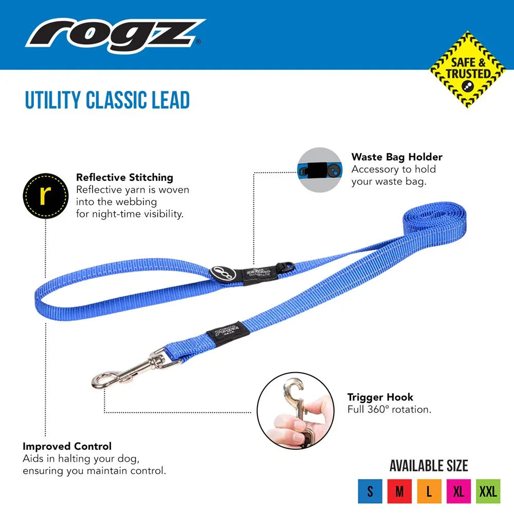 Rogz Utility Classic Lead - North East Pet Shop Rogz