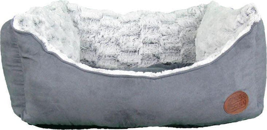 Snug&Cosy Novara Rectangle Charcoal Bed - North East Pet Shop Snug & Cosy